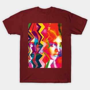 Virginia Woolf IV - Art by Zoran Maslic T-Shirt